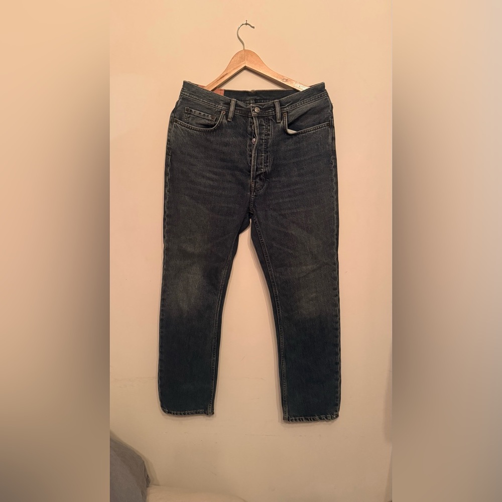 Acne woman Dark Gray Straight Jeans